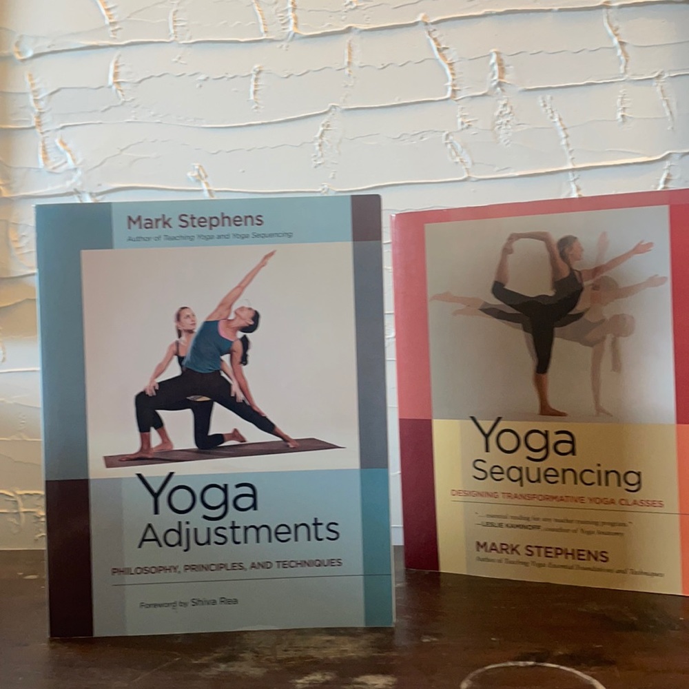 Yoga Teaching Resource set of 2 Books Yoga Adjustments and Yoga Sequencing